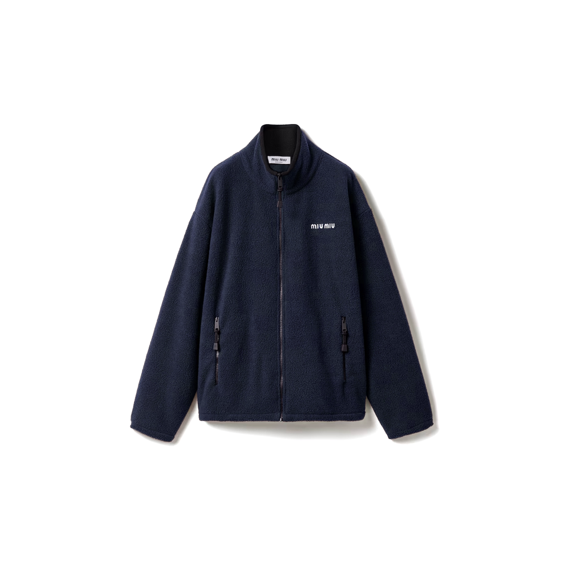 MIU MIU FLEECE ZIPPER JACKET MJL042